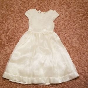 Ivory Lace and Tulle Dress